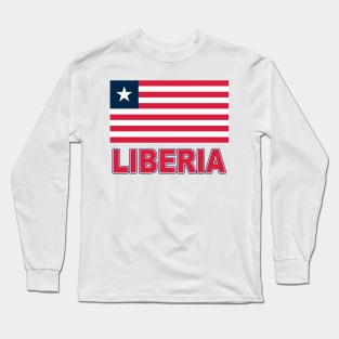 The Pride of Liberia - Liberian Flag Design Long Sleeve T-Shirt